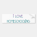 i Love Homeschooling Bumper Sticker