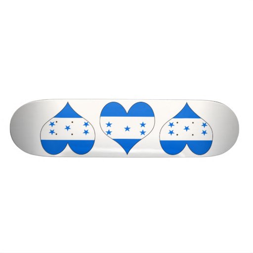 I Love Honduras Custom Skateboard