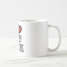 I Love Honey Badgers Coffee Mug