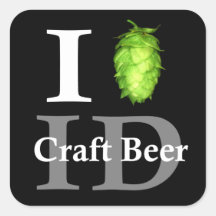 I love (hop) Idaho craft beer! Sticker
