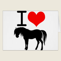 I love horse cards