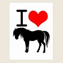 I love horse postcards