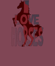 I Love Horses-2 T-shirts