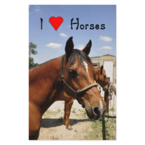 "I love Horses" Beautiful Horse Stationary Customized Stationery
