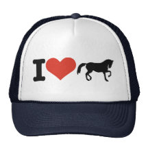 I love Horses Mesh Hats