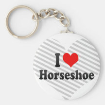 I love Horseshoe Key Chains