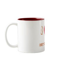 I LOVE HOT CHOCOLATE COFFEE MUGS