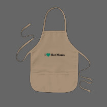 I Love Hot Moms aprons