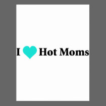 I Love Hot Moms postcards