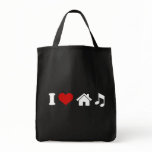I Love House Music bags