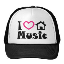 I Love House Music Hat