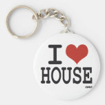 I love House music Keychains