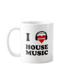 I Love House Music mugs
