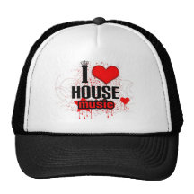 I love House Music Trucker Hats