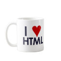 I Love HTML - sitepoint.com mugs
