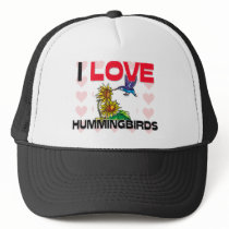I Love Hummingbirds Hats