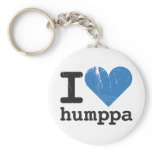 I Love Humppa Blue Keychain