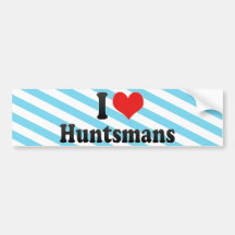 I Love Huntsmans Bumper Sticker