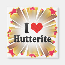 I Love Hutterite Fridge Magnets