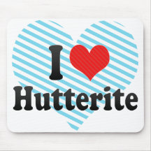 I Love Hutterite Mouse Pads