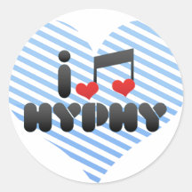 I Love Hyphy Stickers