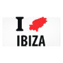 I love Ibiza contour icon Custom Photo Card