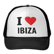 I love Ibiza icon Hat