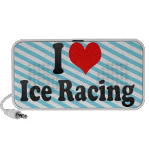 I love Ice Racing Travelling Speaker