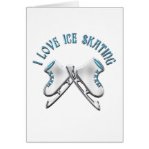 I Love Ice Skating Cards