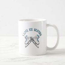 I Love Ice Skating Coffee Mug