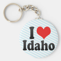 I Love  Idaho Key Chain