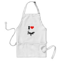 I Love Iguanas Apron