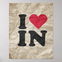 I LOVE IN POSTER