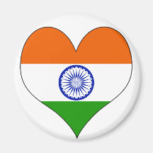 I Love India Fridge Magnets