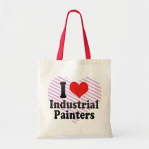 I Love Industrial Painters Canvas Bag