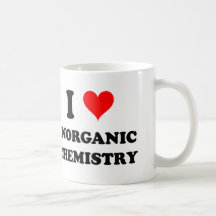 I Love Inorganic Chemistry Coffee Mugs