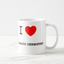 I Love INORGANIC CHEMISTRY Coffee Mugs