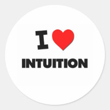 I Love Intuition Stickers