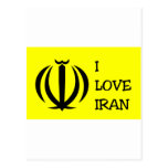 I LOVE IRAN 1 POST CARDS