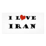 I Love Iran Photo Greeting Card
