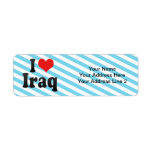 I Love Iraq Custom Return Address Labels