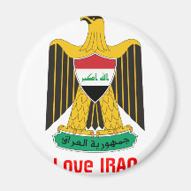 i love IRAQ-design 1from 933958store Fridge Magnets