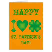 I Love Ireland Greeting Card
