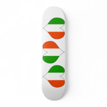 I Love Ireland Skateboard