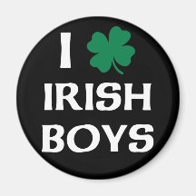 I Love Irish Boys Fridge Magnets
