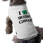 I Love Irish Girls Dog Clothes