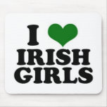 I Love Irish Girls Mouse Pads