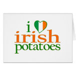 I Love Irish Potatoes Cards