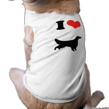 I Love Irish Setters Doggie Tshirt