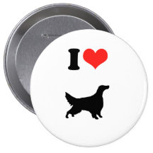 I Love Irish Setters Pin